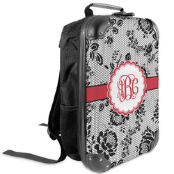 Black Lace Kids Hard Shell Backpack (Personalized)