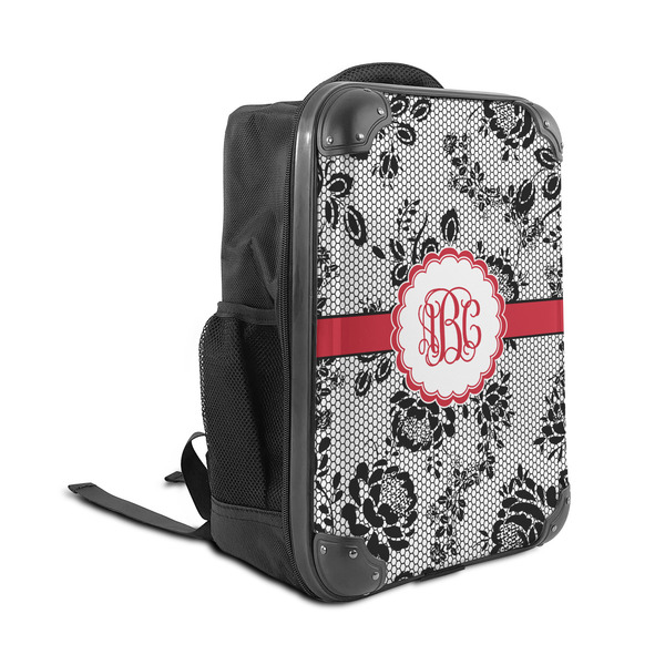 Black Lace 15" Backpack - ANGLE VIEW