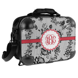 Black Lace Hard Shell Briefcase (Personalized)