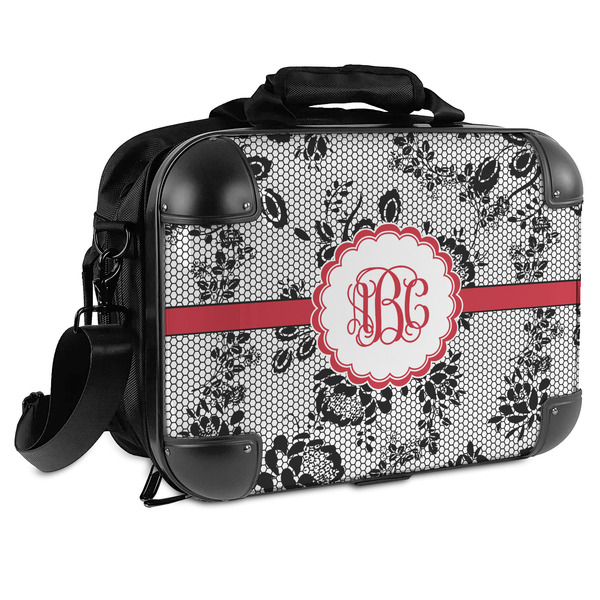 Custom Black Lace Hard Shell Briefcase (Personalized)