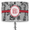 Black Lace 16" Drum Lamp Shade - Poly-film (Personalized)