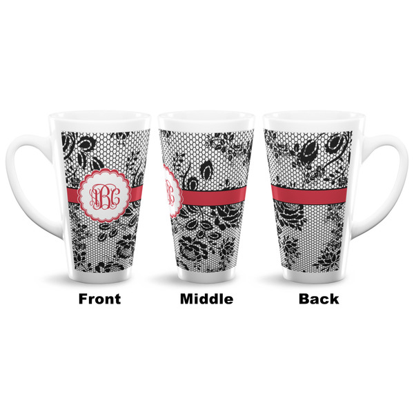 Black Lace 16 Oz Latte Mug - Approval