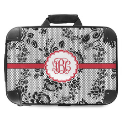 Black Lace Hard Shell Briefcase - 18" (Personalized)
