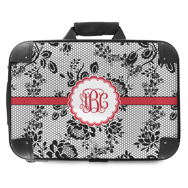 Custom Black Lace Hard Shell Briefcase - 18" (Personalized)
