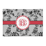 Black Lace 2' x 3' Indoor Area Rug (Personalized)