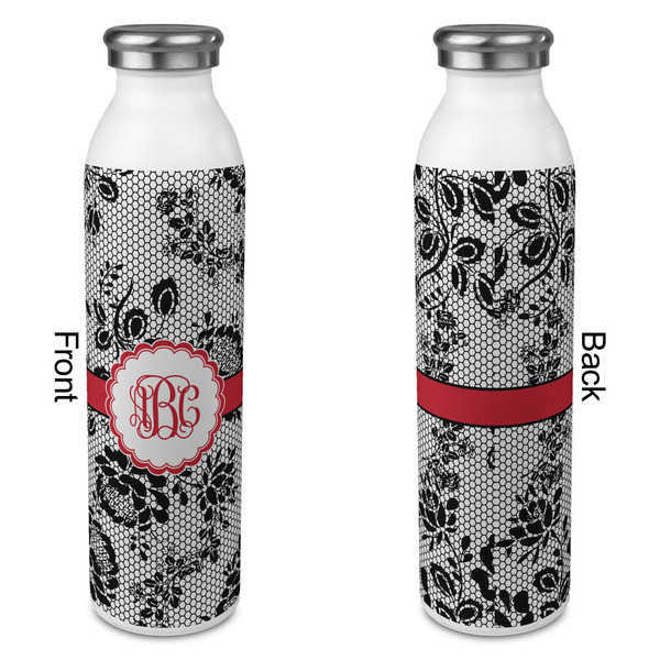 Black Lace 20oz Water Bottles - Full Print - Approval