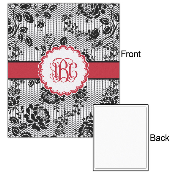 Black Lace 20x24 - Matte Poster - Front & Back