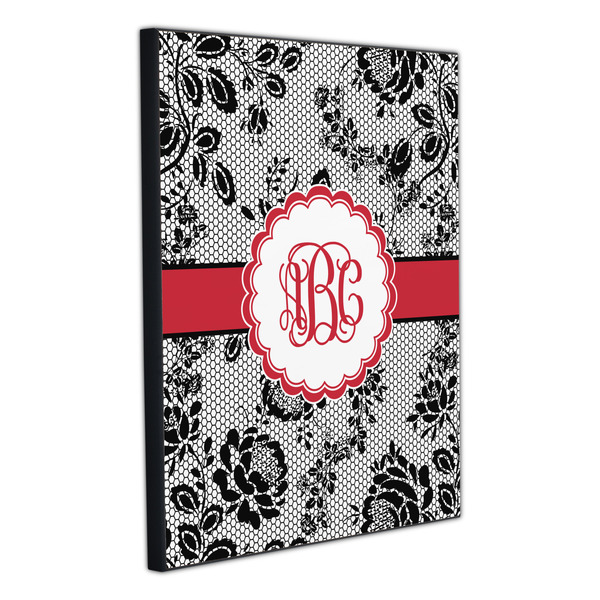 Black Lace 20x24 Wood Print - Angle View