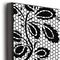 Black Lace 20x24 Wood Print - Closeup