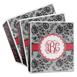 Black Lace 3-Ring Binder (Personalized)