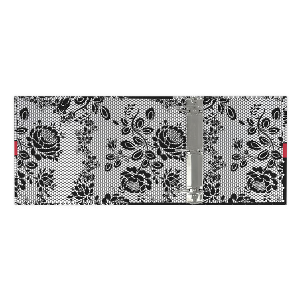 Black Lace 3 Ring Binders - Full Wrap - 3" - OPEN INSIDE