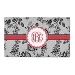 Black Lace 3' x 5' Indoor Area Rug (Personalized)