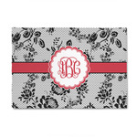 Black Lace 4' x 6' Indoor Area Rug (Personalized)