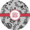 Black Lace Multipurpose Round Labels - 5" (Personalized)