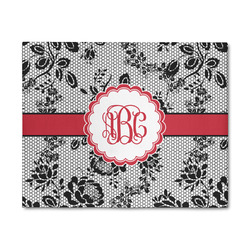 Black Lace 8' x 10' Indoor Area Rug (Personalized)
