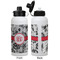 Black Lace Aluminum Water Bottle - White APPROVAL