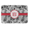 Black Lace Anti-Fatigue Kitchen Mat (Personalized)