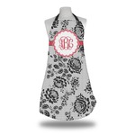 Black Lace Apron w/ Monogram