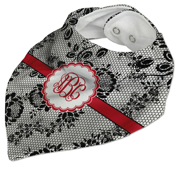 Black Lace Bandana Closed