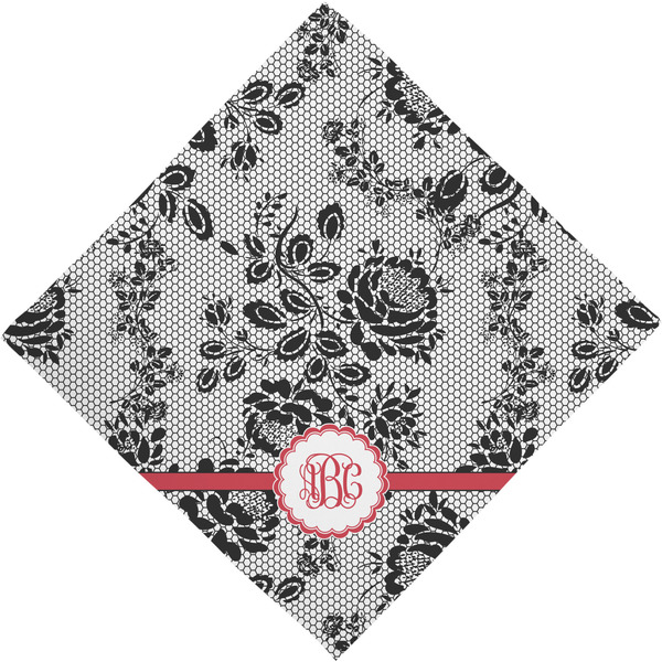 Black Lace Bandana - Full View