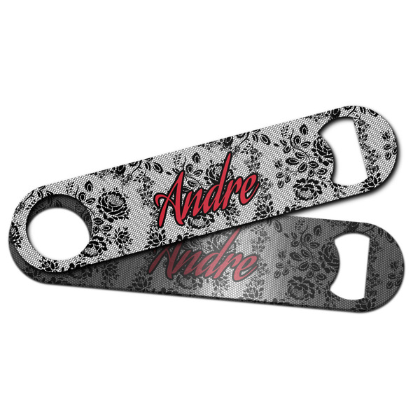 Black Lace Bar Bottle Opener - Main
