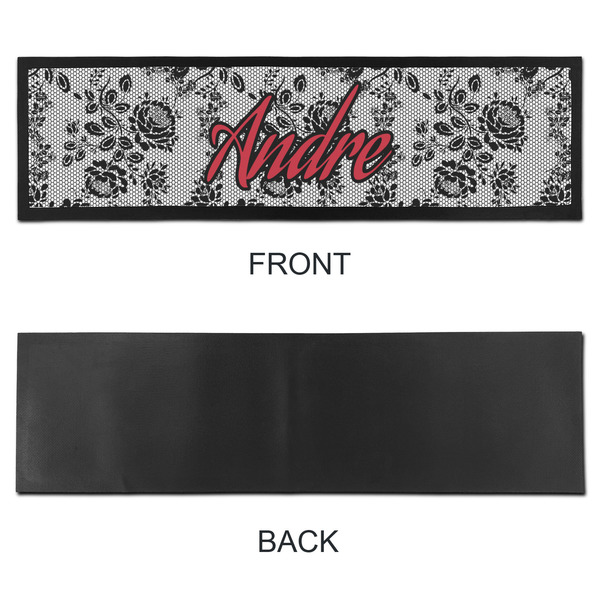 Black Lace Bar Mat - Large - APPROVAL