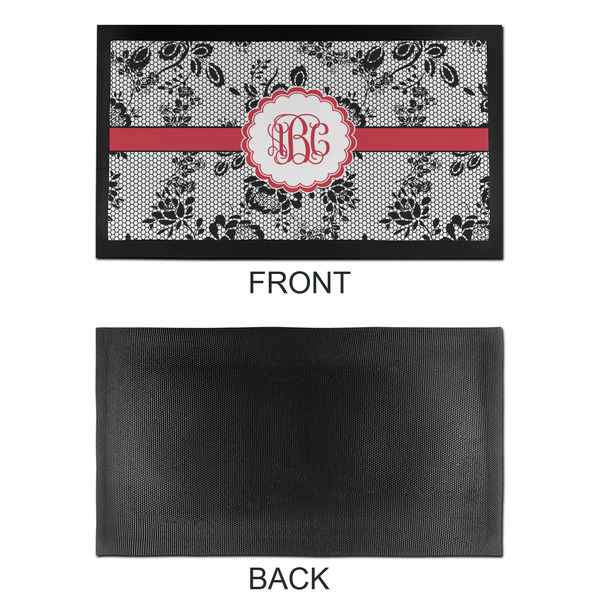 Black Lace Bar Mat - Small - APPROVAL