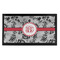 Black Lace Bar Mat - Small - FRONT