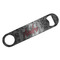Black Lace Bar Bottle Opener - Silver w/ Monogram