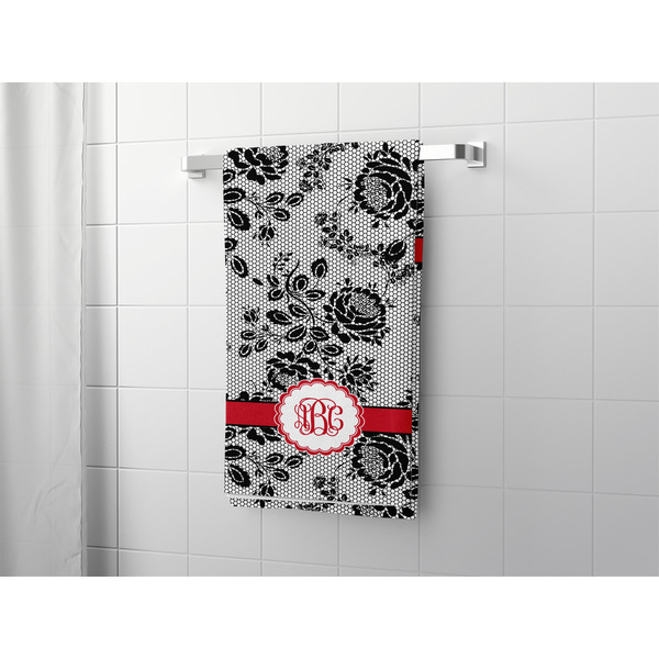 Black Lace Bath Towel - LIFESTYLE