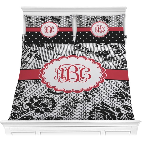 Custom Black Lace Comforters (Personalized)