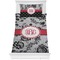Black Lace Comforter Set - Twin (Personalized)