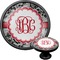 Black Lace Black Custom Cabinet Knob (Front and Side)