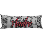 Black Lace Body Pillow Case (Personalized)
