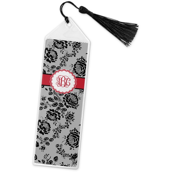Custom Black Lace Book Mark w/Tassel (Personalized)