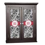 Black Lace Cabinet Decal - XLarge (Personalized)