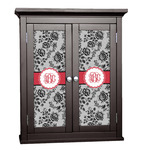 Black Lace Cabinet Decal - Medium (Personalized)