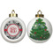 Black Lace Ceramic Christmas Ornament - X-Mas Tree (APPROVAL)