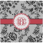 Black Lace Ceramic Tile Hot Pad (Personalized)