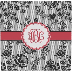 Black Lace Ceramic Tile Hot Pad (Personalized)