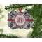 Black Lace Christmas Ornament (On Tree)