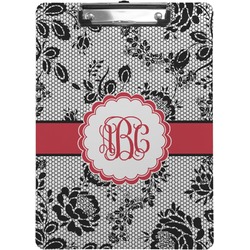Black Lace Clipboard (Personalized)