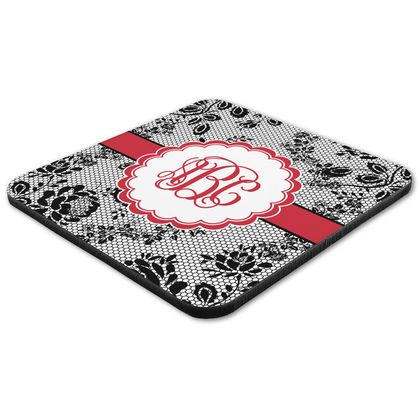 Black Lace Coaster Set - FLAT (one)