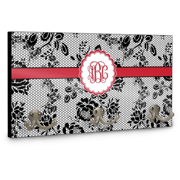 Black Lace Coat Hanger Main