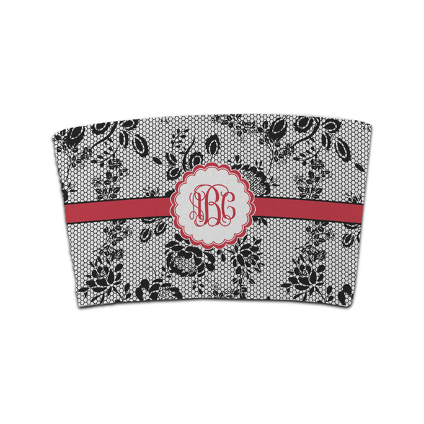 Custom Black Lace Coffee Cup Sleeve (Personalized)