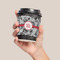 Black Lace Coffee Cup Sleeve - LIFESTYLE