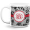 Black Lace 20 Oz Coffee Mug - White (Personalized)