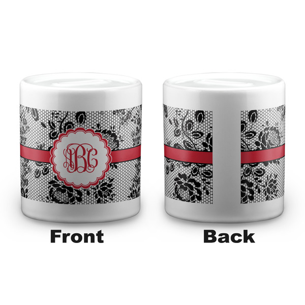 Black Lace Coin Bank - Apvl