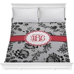 Black Lace Comforter - Full / Queen (Personalized)