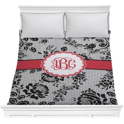 Black Lace Comforter - Full / Queen (Personalized)